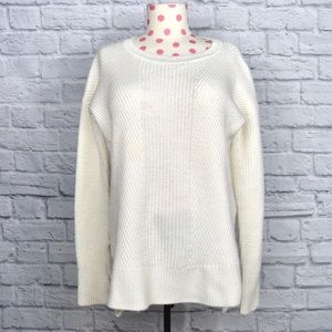 White Athleta Sweater